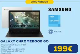 Euronics Samsung galaxy chromebook go offerta