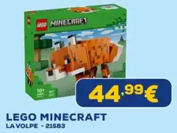 Euronics Lego minecraft la volpe - 21583 offerta