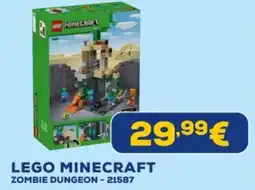 Euronics Lego minecraft zombie dungeon - 21587 offerta