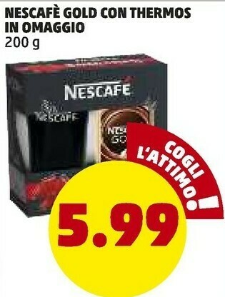 PENNY Gold con thermos in omaggio offerta