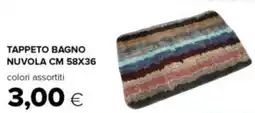 Oasi Tappeto bagno nuvola cm 58x36 offerta