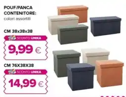 Oasi Pouf/panca contenitore offerta