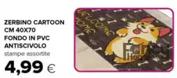 Oasi Zerbino cartoon cm 40x70 fondo in PVC antiscivolo offerta
