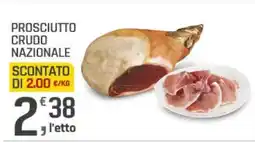 Supermercati Dok Prosciutto crudo nazionale offerta