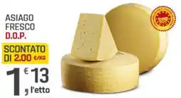 Supermercati Dok Asiago fresco D.O.P. offerta
