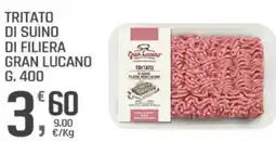 Supermercati Dok Tritato di suino di filiera GRAN LUCANO offerta
