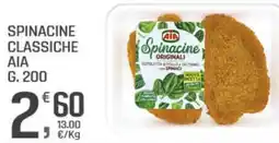 Supermercati Dok Spinacine classiche AIA offerta