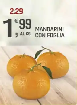 Supermercati Dok Mandarin con foglia offerta