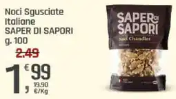 Supermercati Dok Noci Sgusciate Italiane SAPER DI SAPORI offerta