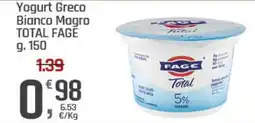 Supermercati Dok Yogurt Greco Bianco Magro TOTAL FAGE offerta