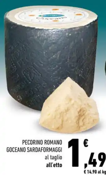 Pecorino romano goceano sardaformaggi al taglio all'etto