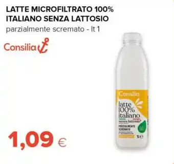 Consilia latte microfiltrato 100% italiano senza lattosio
