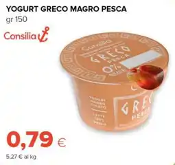 Tigre Consilia yogurt greco magro pesca offerta