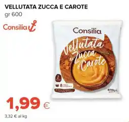 Tigre Consilia vellutata zucca e carote offerta