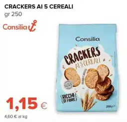 Tigre Consilia crackers ai 5 cereali offerta
