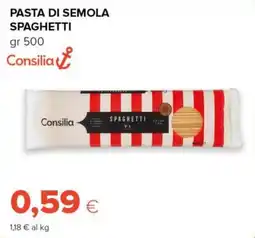 Tigre Consilia pasta di semola spaghetti offerta