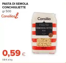 Tigre Consilia pasta di semola conchigliette offerta