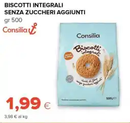 Tigre Consilia biscotti integrali senza zuccheri aggiunti offerta
