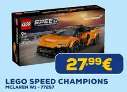 Euronics LEGO SPEED CHAMPIONS MCLAREN W1 – 77257 offerta