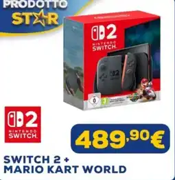 Euronics Switch 2+ mario kart world offerta