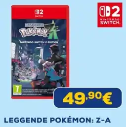 Euronics Nintendo switch leggende pokémon: z-a offerta