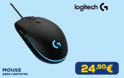 Euronics logitech MOUSE G203 LIGHTSYNC offerta