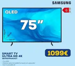 Euronics SAMSUNG SMART TV ULTRA HD 4K QE75Q7FAAUXZT offerta