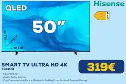 Euronics Hisense SMART TV ULTRA HD 4K 50E79Q offerta