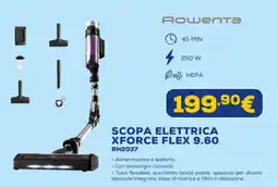 Euronics Rowenta SCOPA ELETTRICA XFORCE FLEX 9.60 RH2037 offerta