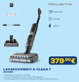 Euronics Rowenta LAVAPAVIMENTI X-CLEAN 7 GZ5736E0 offerta