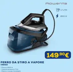 Euronics Rowenta FERRO DA STIRO A VAPORE VR8322 offerta