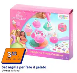 Action Set argilla per fare il gelato offerta
