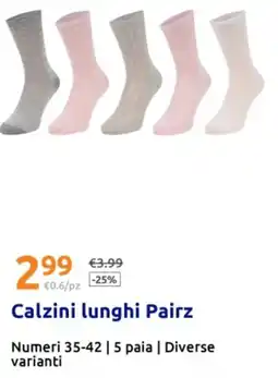 Action Calzini lunghi Pairz offerta