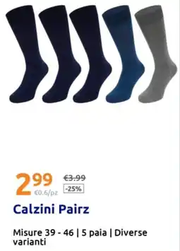 Action Calzini Pairz offerta