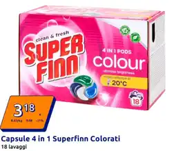 Action Capsule 4 in 1 Superfinn Colorati offerta