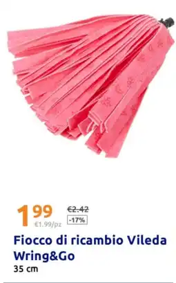 Action Fiocco di ricambio Vileda Wring&Go offerta