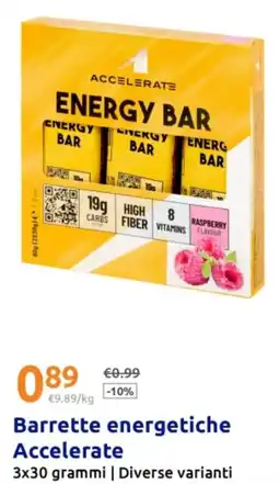 Action Barrette energetiche Accelerate offerta