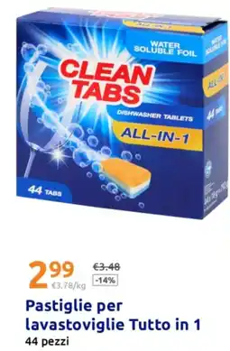 Action Pastiglie per lavastoviglie Tutto in offerta