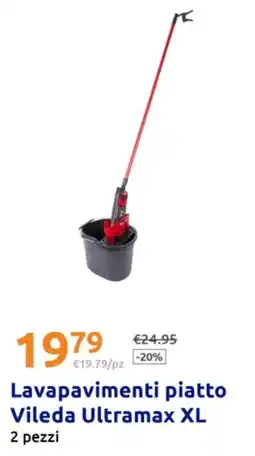 Action Lavapavimenti piatto Vileda Ultramax XL offerta