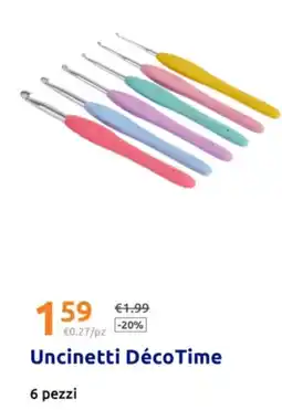 Action Uncinetti Déco Time offerta
