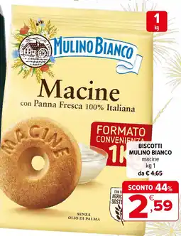 Iperal Biscotti mulino bianco macine offerta