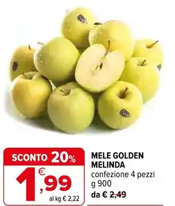Iperal Mele golden melinda offerta
