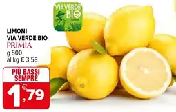 Iperal Limoni via verde bio PRIMIA offerta