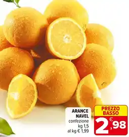 Iperal Arance navel offerta