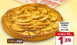 Iperal Fatto da noi crostata di mele offerta