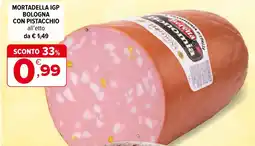 Iperal Mortadella igp bologna con pistacchio offerta