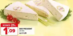 Iperal Brie president offerta