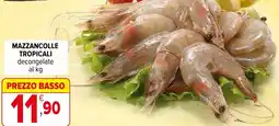 Iperal Mazzancolle tropicali decongelate offerta