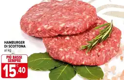 Iperal Hamburger di scottona offerta