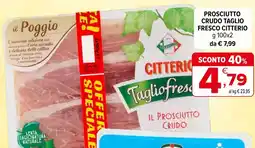 Iperal Prosciutto crudo taglio fresco CITTERIO offerta
